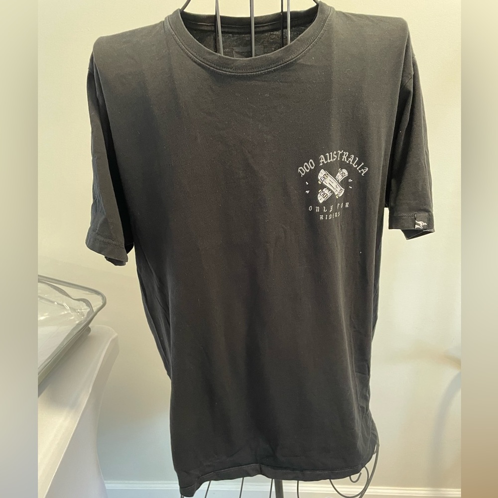 Doo Australia Black Graphic Tee Men M - C7